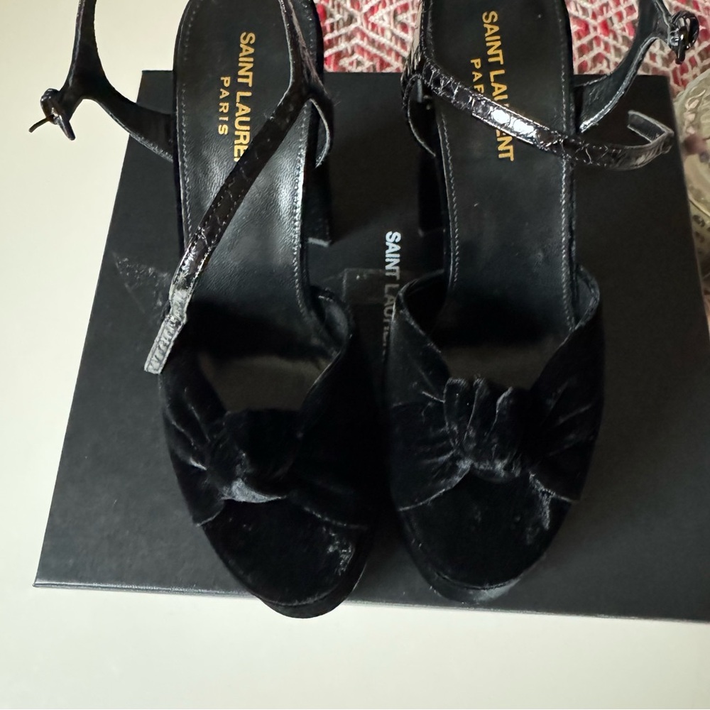 Saint Laurent Bianca sandal heels - Picture 14 of 15